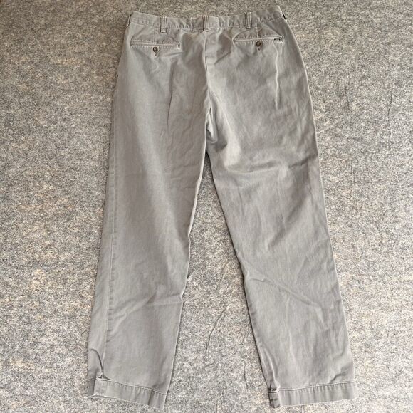 Polo Ralph Lauren Mens Pants 36x32 Gray Chino Classic Fit Business Work Casual - Picture 2 of 8